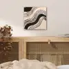 Golven - Zwart - Zandkleur plexiglas 5mm klein -sfeer4
