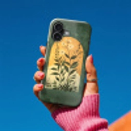 Plant - Bloemen - Wit Toughcase MagSafe Apple iPhone 17 klein -Sfeer1V