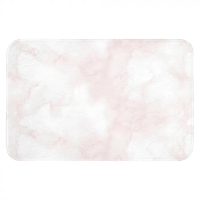 Wolkenstructuur - Roze - Marmer Badmat klein 997 -3d