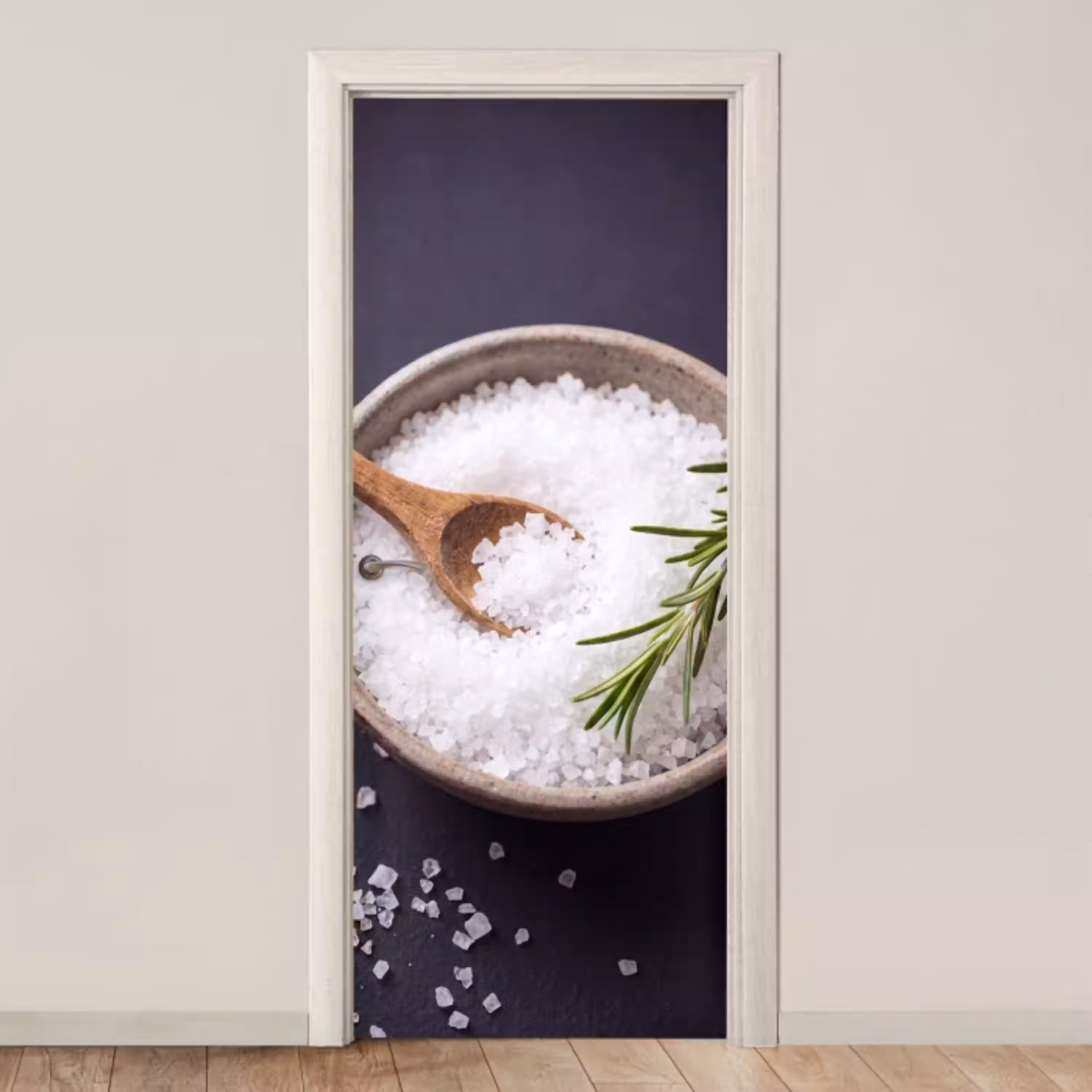 Zout - Kom - Eten deurposter klein -3d_beige