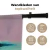 Taartje - Aardbeien - Glazuur - Kleurrijk Wandkleed katoen klein -sfeer2