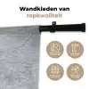 Beton - Scheur - Grijs Wandkleed katoen klein -sfeer2
