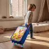 Hertje en eekhoorn in kleurrijk bloemenveld Kinderkoffer - Blauw klein -sfeer1