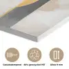 Abstract - Goud - Zilver - Vormen - Aesthetic - Modern PET vilt klein -closeup_NL