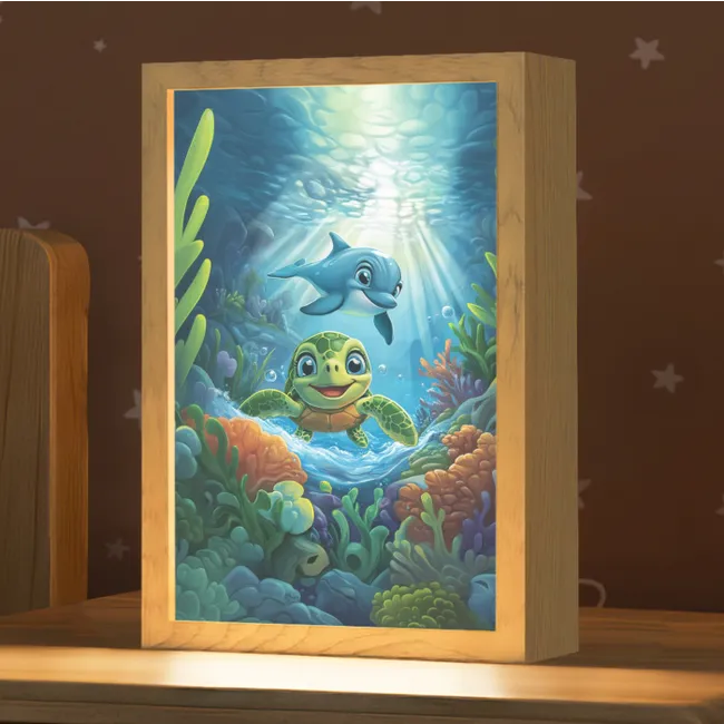 Kids’ Night Light - Turtle - Dolphin - Ocean