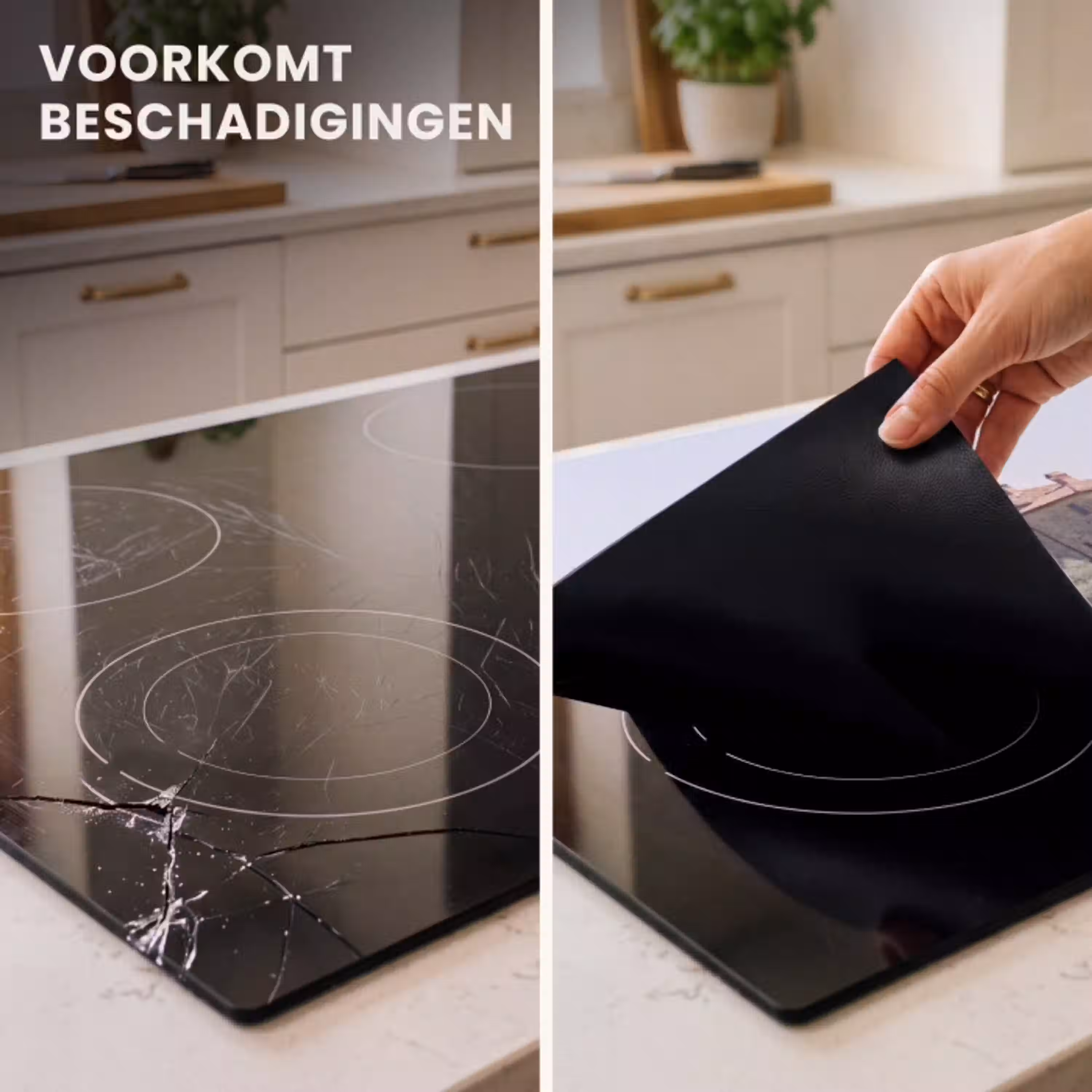 Landhuis - olijfboom - gaard Inductie beschermer vinyl 3mm klein -sfeer1