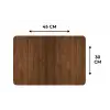 Hardhout - Patronen - Bruin Placemat vinyl groot 368 -specs