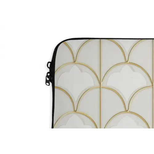 Mozaïek - Bogen - Goud laptophoes neopreen klein 279 -detail