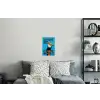 Vogel - Toekan - Blauw - Quotes Muursticker klein -slaapkamer