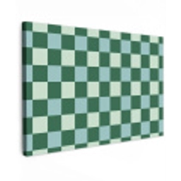 Schaakbord - Klassiek - Groen Tuinposter op houten frame 2 cm dik klein 845 -3d