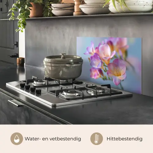 Bloemen - Paars - Overloop - Meeldraden keuken achterwand spatscherm klein -usp_NL