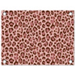 Luipaard - Patroon - Roze tuinposter los doek klein 239 -3d