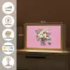 Bloemen - Quote - Kaartje - Kleurrijk Light Box met kabel (Tafellamp) klein -USP_websiteoverzichtNL