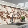 Roest - Bruin - Vlekken - Metaal keuken achterwand 2 middel 871 -3d_schuin