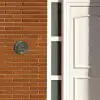Olijfgroen - Klassiek Naambord Rond klein -sfeer3-rond-XS