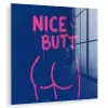Brutaal - Grappig - Blauw plexiglas 5mm klein -zzzproduct_nieuw