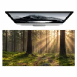 Bos - Zonlicht - Gras Muismat XXL klein -zzz3d