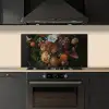 Festoen van vruchten en bloemen - Schilderij van Jan Davidsz. de Heem keuken achterwand spatscherm middel -sfeer1
