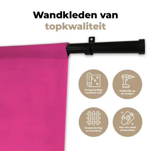 Banaan - Geel - Fruit Wandkleed katoen klein -sfeer2