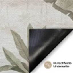 Kraanvogels - Palmbomen - Tropisch Deurmat klein -antislip_DE