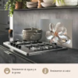 Bloem - Glazen - Doorzichtig keuken achterwand spatscherm klein -usp_ES
