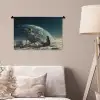 Astronaut - Kat - Glas - Stoel Wandkleed katoen klein -sfeer4