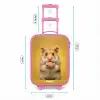 Hamster - Walnoot - Dier Kinderkoffer - Roze klein -productfoto_formaten