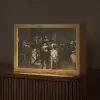 De Nachtwacht - Kunst - Oude meesters - Rembrandt Light Box met kabel (Tafellamp) klein -z3d_website