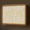 Zebra - Modern - Meerkleurig Light Box met batterij (Wandlamp) middel 907 -z3d_website