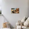 Kat - Kerst - Winter - Dier Tuinposter op houten frame 2 cm dik klein -sfeer1