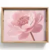 Bloem - Pioenroos - Roze Dienblad Rechthoek middel -z3d_shopping