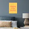 Gestreept - Geel - Sunshine - Letters poster papier klein -sfeer2