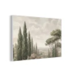 Vallei - Bos - Natuur - Groen forex 5mm xxl -3d