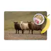 Schapen - Bruin - Wit - Grindpad Placemat vinyl groot -zzzproduct_Kitchenyeah-website