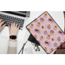 Passievrucht - Tropisch - Paars laptophoes neopreen klein 279 -bureau