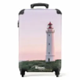 Vuurtoren - Duinlandschap - Zee NBS - Handbagage koffer - Volwassenen Unisex middel -productfoto_recht