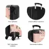 Rosy rainbows NBS - Handbagage koffer - Kinderen Unisex middel zzzzzzzbolletjes_NL