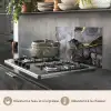 Marmer - Abstract - Goud - Grijs keuken achterwand spatscherm klein -usp_FR