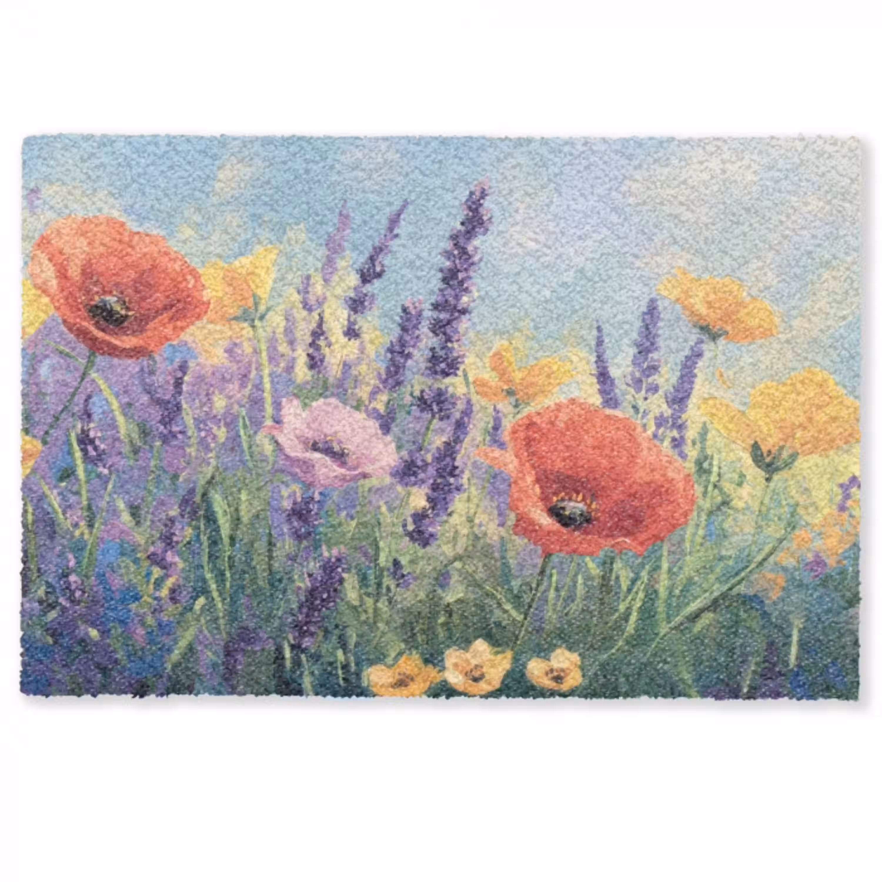Weide - Bloemen - Kleurrijk Deurmat klein -zkaufland3d