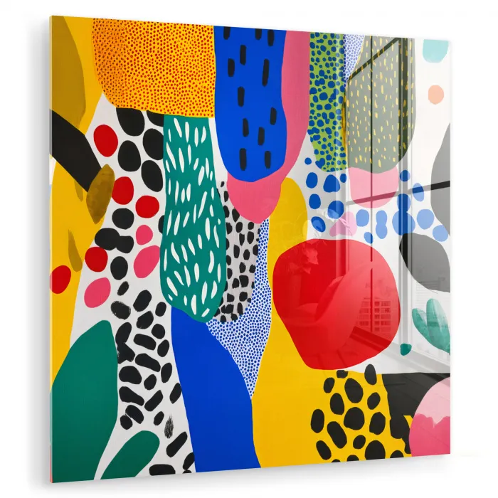 Stippen - Vormen - Modern - Kleuren plexiglas 5mm klein -zzzproduct_nieuw