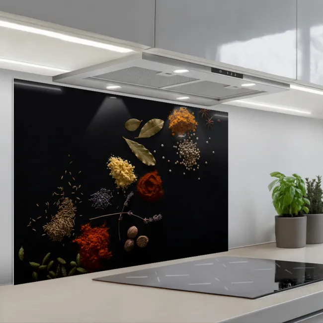 Fond de hotte - Herbes - Noirs - Épices - Cuisine - Cuisson