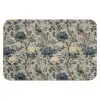 Pauw - Bloemen - Blauw Badmat klein 997 -3d