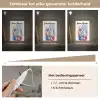 Kat - Kleurrijk - Verf - Dier - Wit Light Box met kabel (Kinderlampje) klein -USP_dimbaarNL