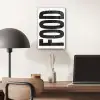 Food - Zwart - Wit - Decoratie plexiglas 5mm klein -sfeer6