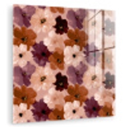 Bloemen - Abstract - Aardetinten plexiglas 5mm klein 11 -zzzproduct_nieuw