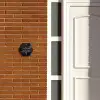 Zwart verftextuur - Sierlijk Naambord Hexagon klein -sfeer3-hexagon-XS