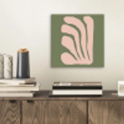 Abstract - Natuur - Pastel - Roze aluminium wit klein -sfeer1