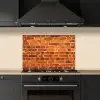 Bakstenen - Muur - Rood keuken achterwand spatscherm klein 900 -sfeer1