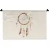 Dromenvanger - Bohemian - Boho - Pastel kleuren Wandkleed katoen klein -zz3d
