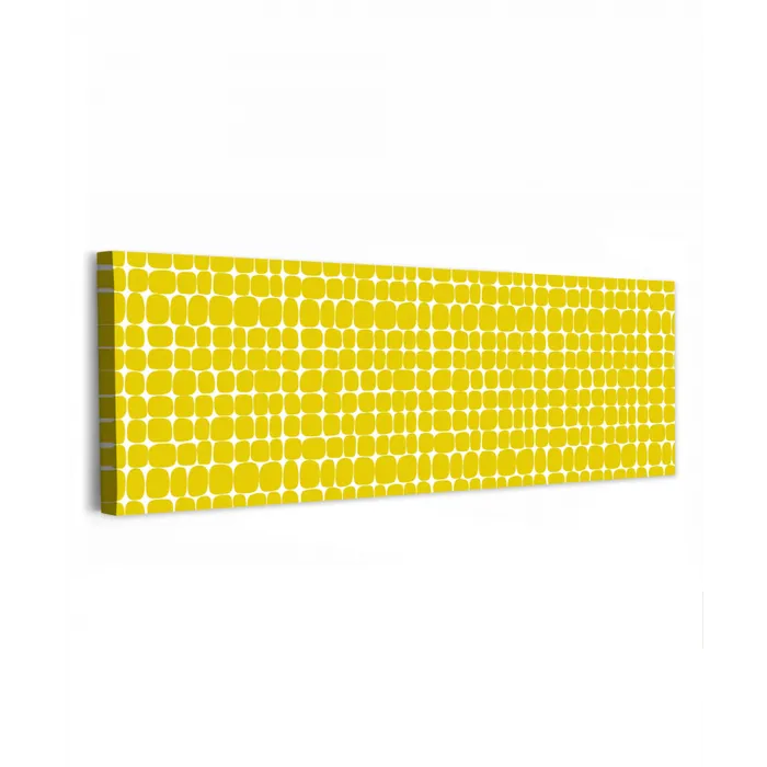 Stippen - Modern - Geel canvas 2cm klein 828 -z3d